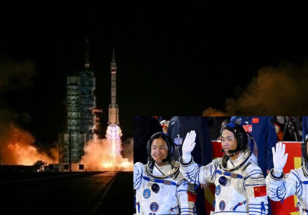 중국, 최연소 우주인 탑승 및 쥐 4마리 함께 ‘톈궁(天宫, Tiangong)’ 우주정거장 파견