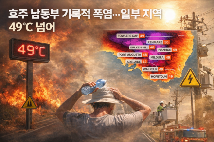 호주 남동부 기록적 폭염…일부 지역 49℃ 넘어