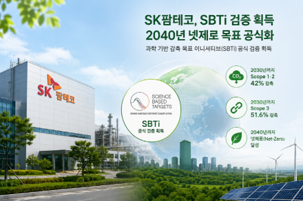 SK팜테코, SBTi 검증 획득…2040년 넷제로 목표 공식화