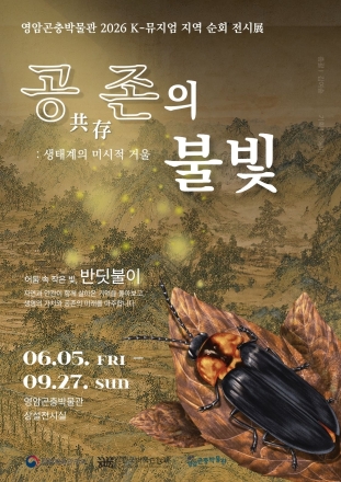 살아있는 반딧불이로 만나는 생물다양성…영암곤충박물관 ‘공존의 불빛’