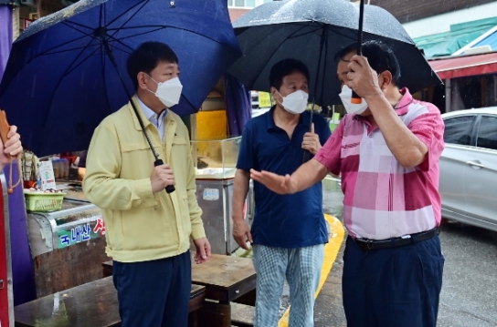 차준택 부평구청장, 집중호우 피해지역 현장점검