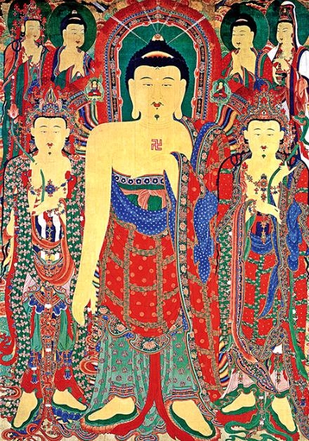 문화재청 국립문화재연구원...높이 10M 넘는 대형 괘불도, 안방에서 생생하게 감상