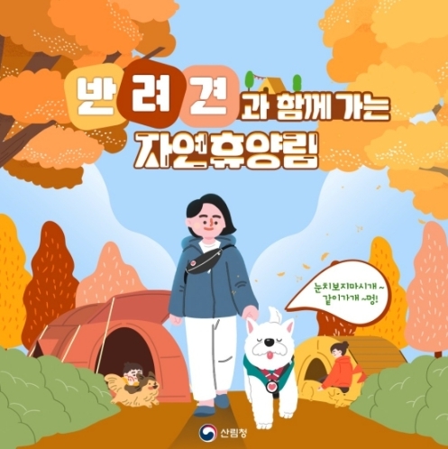 산림청, 반려견과 함께 가는 자연휴양림 4곳