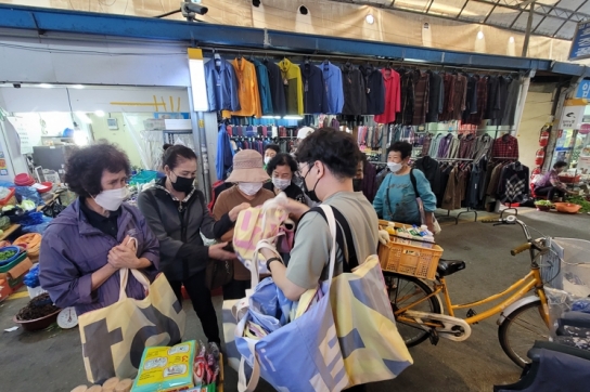 전주시 폐현수막, 수제 장바구니로 재탄생