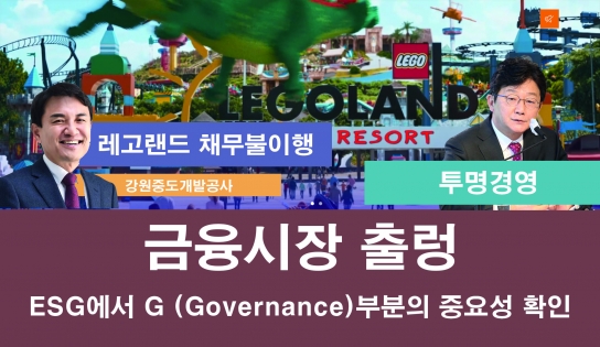 김진태 강원도지사의 레고랜드 채무불이행 발언에 따른 금융시장 출렁