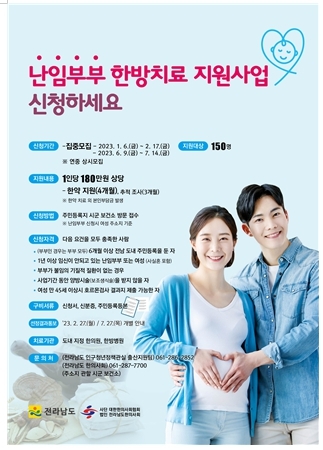 여수시, 올해부터 한방 난임치료 전 연령으로 확대