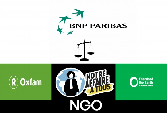 유럽 최대 은행 BNP파리바(BNP Paribas), 화석 연료 자금 조달로 NGO 단체에 고소당해