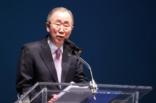 반기문 전 UN 사무총장, 고양서 ‘탄소 중립’ 특강