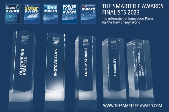 스마터 E 유럽(The Smarter E Awards), 신생 에너지 관련 국제 어워드 결선 진출자 선정