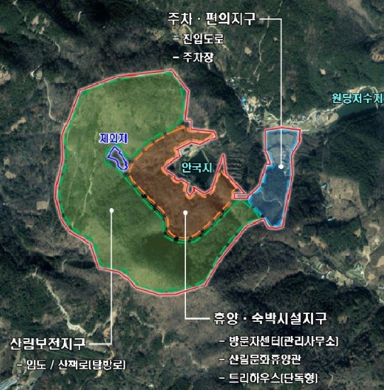 당진시, 정미면 수당리 일원 ‘자연휴양림’ 지정