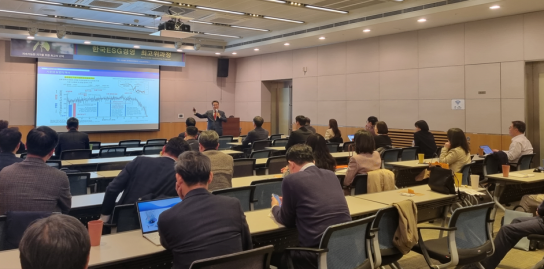 한국ESG경영 최고위과정, 남재철 전 기상청장 ‘기후위기시대의 글로벌 식량안보’ 강연