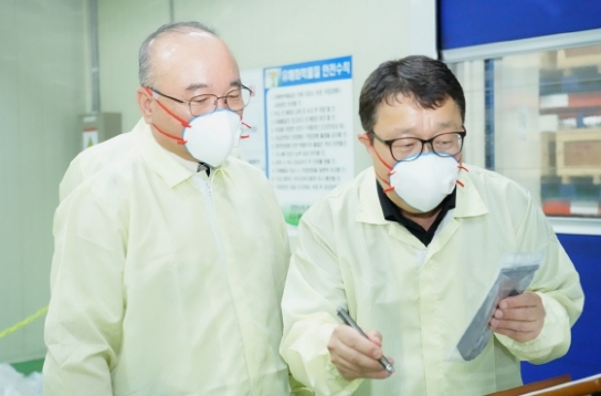 대구소방안전본부, ㈜엘앤에프 대구공장 찾아 화재 안전 지도