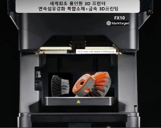 산업에서 프린팅 기술의 중요성, 마크포지드의 혁신적인 FX10 올인원 3D프린터 공개
